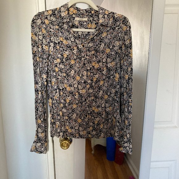 Sessùn Misia Viscose Crepe Blouse Size S Floral Print - Picture 2 of 4